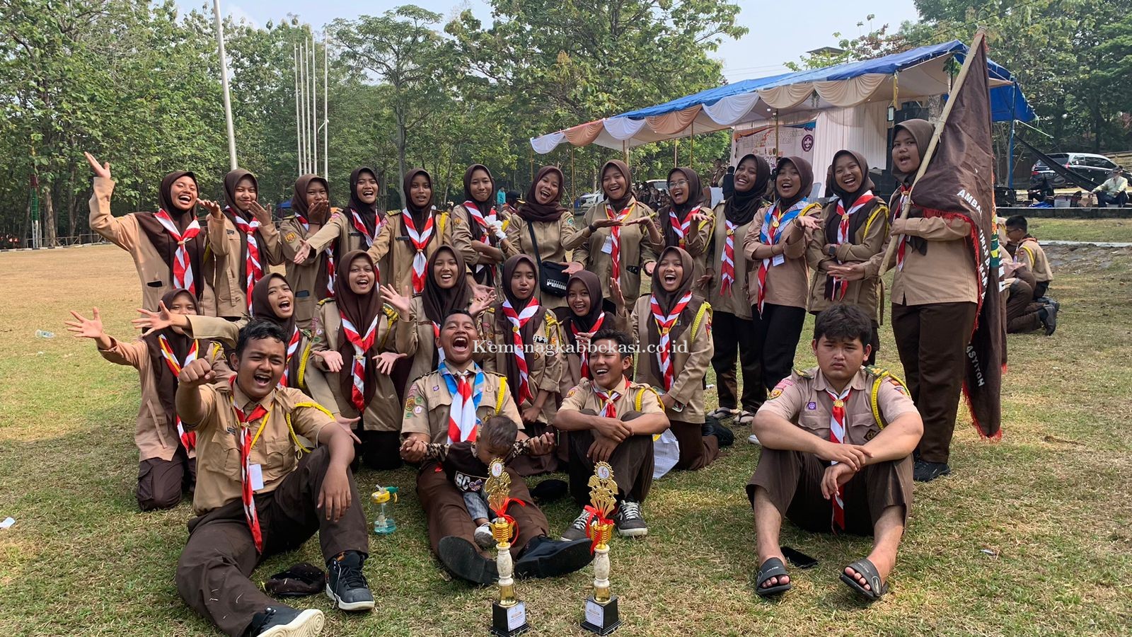 Pramuka MAN 1 Bekasi Berhasil Raih Juara Joget Komando Dan Juara Menara Pandang