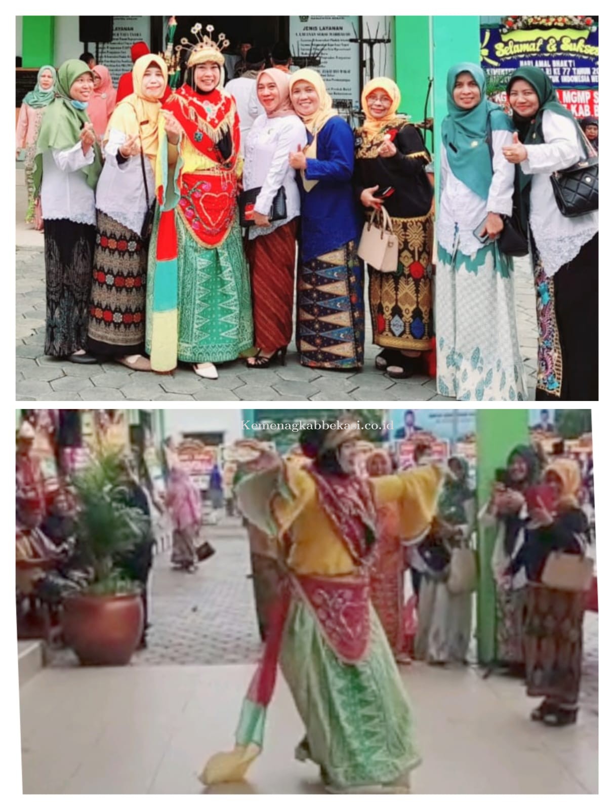 Harmoni nan Unik Pakaian Adat Nusantara pada Upacara Peringatan HAB 77 Kementerian Agama