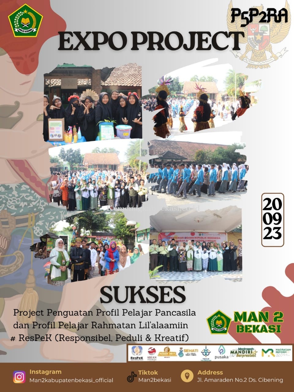 MAN 2 Bekasic Sukses Adakan EXPO PROJECT P5P2RA